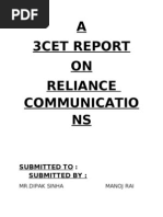 Reliance Communications Project