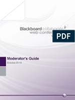 Blackboard Collaborate Web Conferencing Moderator's Guide PDF