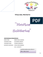 Proyecto Escuela Solidaria y Reciclaje PDF