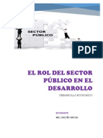 El Rol Del Sector Público