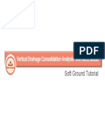 Vertical Drain Consolidation Analysis With MCC Model