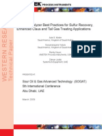 Analyzer Best Practices SRU TGTU