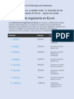 Formulas Excel Ingenieria