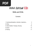 Softball Skills and Drills Handout