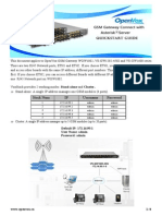 OpenVox GSM Gateway Connect With Asterisk® Server Quickstart Guide