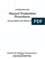 Guidelines For Hazard Evaluation Procedures 2nd Edition With Worked Examples