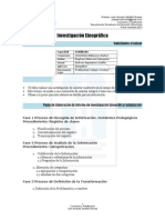 Pauta de Investigación Etnográfica