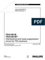 Data Sheet: TDA1001B TDA1001BT