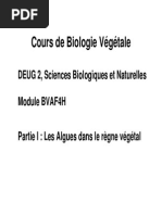 Algo Cours Algues DEUG B SBN PDF