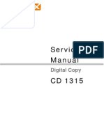 Service Manual CD 1315: Digital