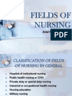 Fields of Nursing: Ariel M. Ortuoste, RN