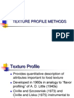 L15 Texture Profile Analysis