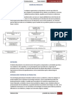 Diseño de Un Producto - Produccion - Administracion