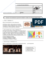 Avaliação para o 8ºano