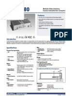 Features: Multiple Video Interface, Fanless Embedded Box Computer