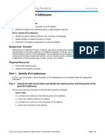 8.1.4.8 Lab - Identifying IPv4 Addresses