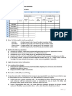 Excel Exercise 5