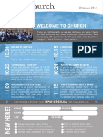 Welcome To Church Welcome To Church: October 2014