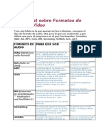 WebQuest Sobre Formatos de Audio y Video