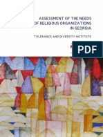 Assessment of The Needs of Religious Organizations in Georgia