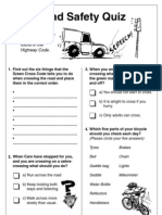 Road Safety Quiz