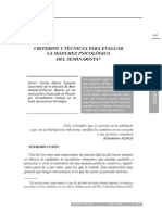 Criterios para Medir La Madurez Humana de Los Seminaristas PDF