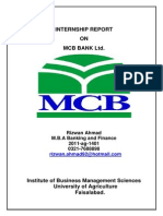 Internship Report MCB-Bank LTD