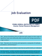 HRM Job Evaluation