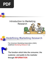 Introduction To Marketing Research