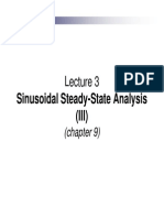 Sinusoidal Steady-State Analysis (III) (III) : (Chapter 9)