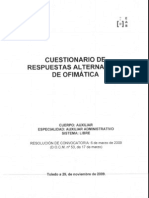 Examen Ofimatica JCCM Turno Libre 2009