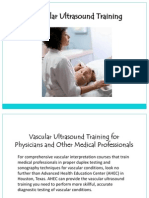 Vascular Ultrasound Training