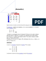 Matrix (Mathematics)