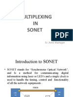 Multiplexing in SONET 