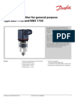 Pressure Transmitter For General Purpose Type MBS 1700 and MBS 1750