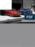 Audi A3 and S3 3-Door and Sportback (UK)