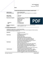 SAFETY - Data Sheet For Petrol