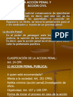 Clase No. 5 - La Acción Penal y La Acción Civil