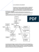 Aprender Sirviendo en Contextos Comunitarios