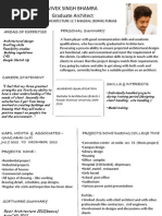 Vivek Singh Bhamra Graduate Architect: Areas of Expertise Personal Summary