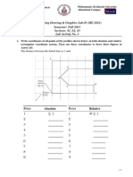 Engineering Drawing & Graphics Lab-II (ME 2021) Semester Fall 2013 Sections: S1, S2, S3 Lab Activity No. 1