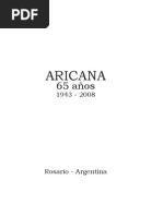 Libro Aricana 65 Años