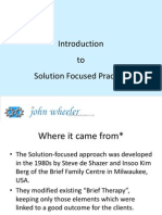 Solution Focussed Approach