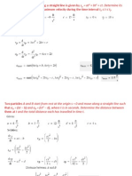 Lecture Problems On Dynamics