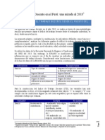 El Trabajo Decente en El Perú Una Mirada Al 2013 PDF