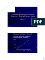 Functional Verification and Testbench Generation - Direct and Random Testing