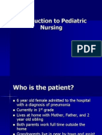 Introduction To Pediatric Nursing 2012 Student Version