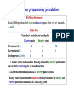 Lecture 1 Linear Programming Formulations: Problem Statement