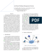 Sensor Network Based Parking Management System