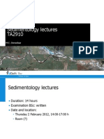 TA2910 01 - Introduction To Sedimentology